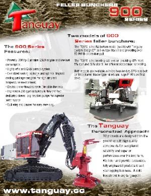 Excavatoare pe șenile Tanguay TG970