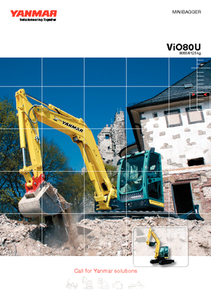 Excavatoare pe șenile Yanmar VIO 80 U