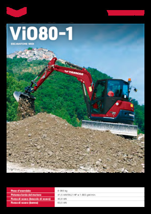 Excavatoare pe șenile Yanmar ViO80-1
