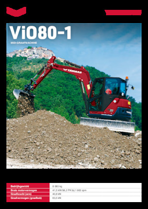 Excavatoare pe șenile Yanmar ViO80-1