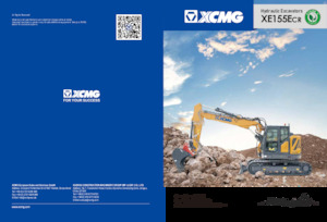 Excavatoare pe șenile XCMG XE155ECR Single Boom 