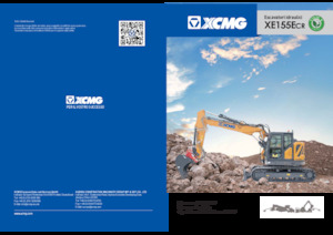 Excavatoare pe șenile XCMG XE155ECR Single Boom 