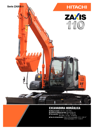 Excavatoare pe șenile Hitachi ZX 110-3