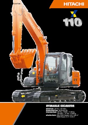 Excavatoare pe șenile Hitachi ZX 110 M 3