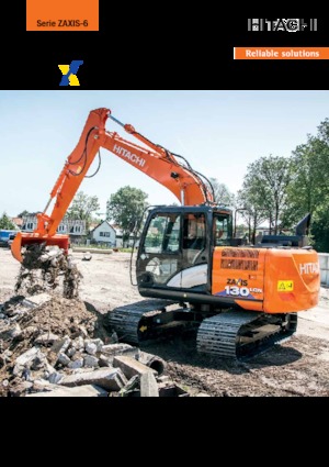 Excavatoare pe șenile Hitachi ZX130-6