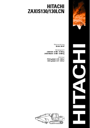 Excavatoare pe șenile Hitachi ZX 130