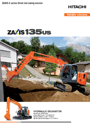 Excavatoare pe șenile Hitachi ZX 135 US-5