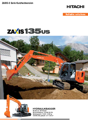 Excavatoare pe șenile Hitachi ZX 135 US-5
