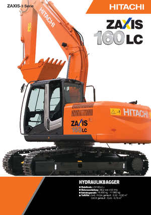 Excavatoare pe șenile Hitachi ZX 160 LC-3