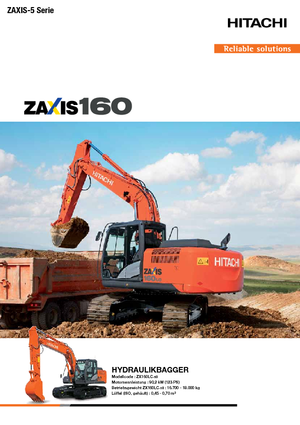 Excavatoare pe șenile Hitachi ZX 160 LC-5