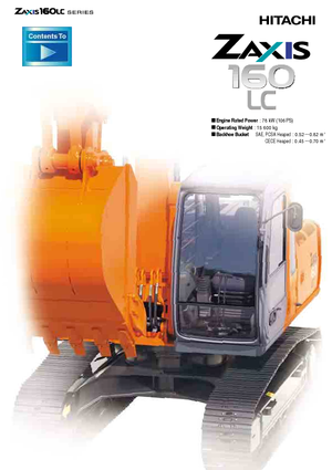 Excavatoare pe șenile Hitachi ZX 160 LC