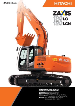 Excavatoare pe șenile Hitachi ZX 180 LC-3