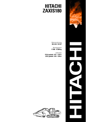 Excavatoare pe șenile Hitachi ZX 180 LC