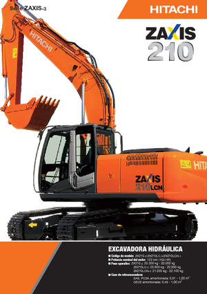 Excavatoare pe șenile Hitachi ZX 210 LC-3