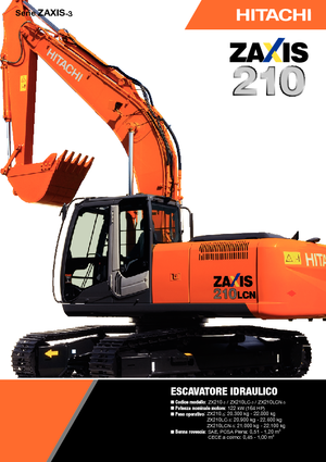 Excavatoare pe șenile Hitachi ZX 210 LC-3