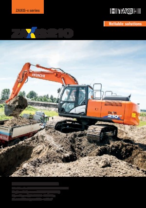 Excavatoare pe șenile Hitachi ZX210-6