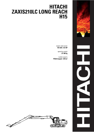 Excavatoare pe șenile Hitachi ZX 210 LC