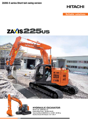 Excavatoare pe șenile Hitachi ZX 225 USLC-5
