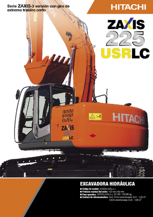 Excavatoare pe șenile Hitachi ZX 225 USRLC-3