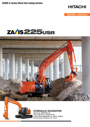 Excavatoare pe șenile Hitachi ZX 225 USRLC-5