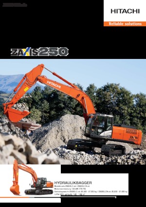 Excavatoare pe șenile Hitachi ZX 250 LC-5