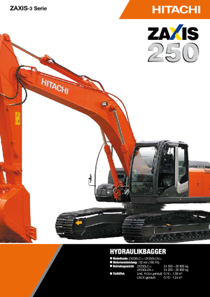 Excavatoare pe șenile Hitachi ZX 250 LCN-3