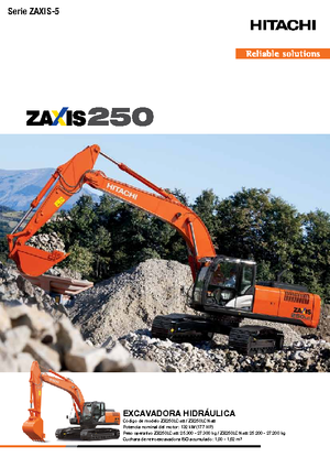 Excavatoare pe șenile Hitachi ZX 250 LCN-5