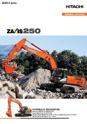 Excavatoare pe șenile Hitachi ZX 250 LCN-5