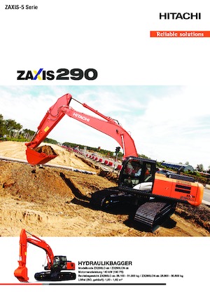 Excavatoare pe șenile Hitachi ZX 290 LC-5