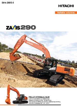 Excavatoare pe șenile Hitachi ZX 290 LCN-5