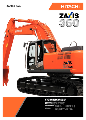 Excavatoare pe șenile Hitachi ZX 350 LCN-3