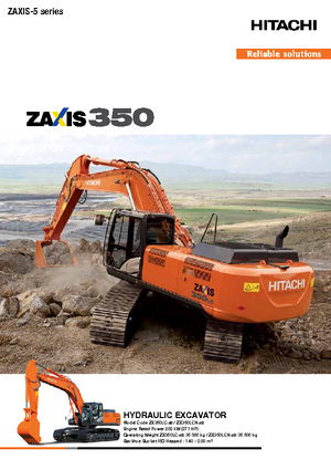 Excavatoare pe șenile Hitachi ZX 350 LCN-5