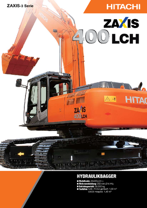 Excavatoare pe șenile Hitachi ZX 400 LCH-3