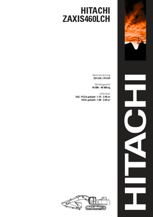 Excavatoare pe șenile Hitachi ZX 460 LCH