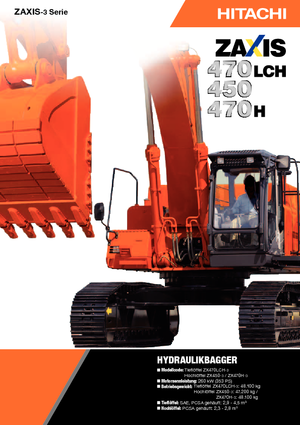 Excavatoare pe șenile Hitachi ZX 470 H-3 LD