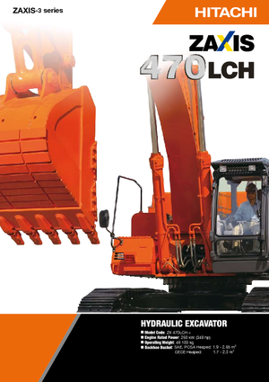 Excavatoare pe șenile Hitachi ZX 470 H-3 LD