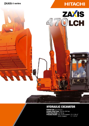 Excavatoare pe șenile Hitachi ZX 470 LCH-3
