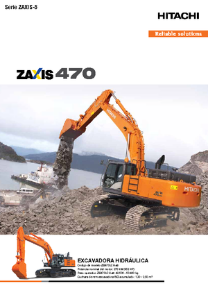 Excavatoare pe șenile Hitachi ZX 470 LCH-5