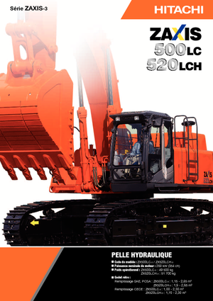 Excavatoare pe șenile Hitachi ZX 520 LCH-3
