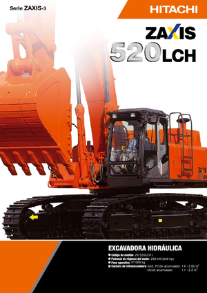 Excavatoare pe șenile Hitachi ZX 520 LCH-3
