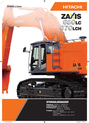 Excavatoare pe șenile Hitachi ZX 670 LCH-3