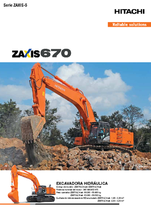 Excavatoare pe șenile Hitachi ZX670LCH-5B