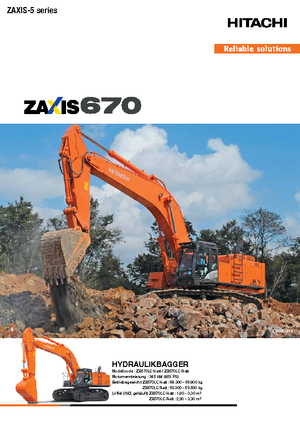 Excavatoare pe șenile Hitachi ZX670LCH-5B