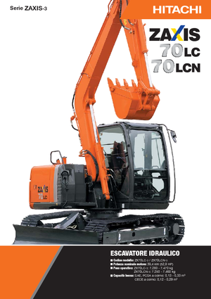 Excavatoare pe șenile Hitachi ZX 70 LC-3