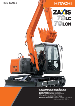 Excavatoare pe șenile Hitachi ZX 70 LC-3