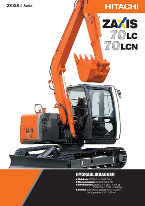 Excavatoare pe șenile Hitachi ZX 70 LC-3