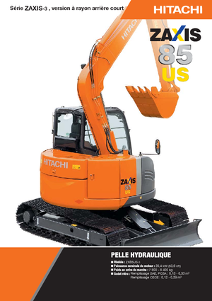 Excavatoare pe șenile Hitachi ZX 85 US-3