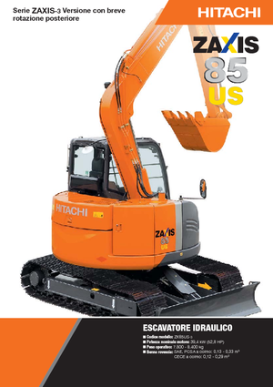 Excavatoare pe șenile Hitachi ZX 85 US-3