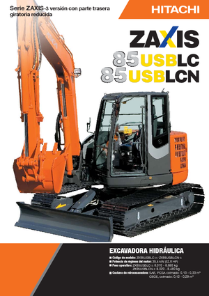 Excavatoare pe șenile Hitachi ZX 85 US BLC-3