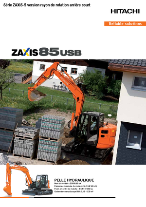 Excavatoare pe șenile Hitachi ZX85USB-5A